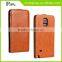 Hot selling universal smart phone wallet style leather case leather for Samsung Galaxy NOTE 4