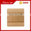 China famous brand BIHU golden color PC material electrical 3 gang 1 way switch
