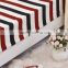 Wholesale Red and Black Stripes Design XL Twin Fitted Sheet Only