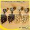 wholesale designer jewelry leaf traditional cheap pearl earrings