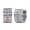 New Unisex Crystal Surgical Stainless Steel Huggie Earrings