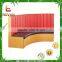 Restaurant Booth Sofa Red Double Side Booth Sofa