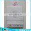 Organic cotton soft terry plain weave piped border baby hooded towel