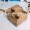 Eco-friendly cheap paulownia wood rice box beans box with roller shutter door