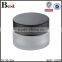 alibaba manufacture 20/30/50g frosted glass container with black lid