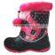 2016 Fashion Woman Winter Boot Camo Snow Boot Fur Lining Rubber Outsole Snow Boot