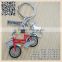 Custom Metal Red Bicycle Keychain Best Quality Promotion Gifts Big Key Ring