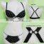 New Design Japanese Style Dot Printed Nylon Bra Panty Set (EPY 164)