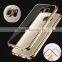 Clear Hard Back TPU gold electroplating Bumper Case Cover For Samsung S7 & S7 Edge