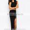 Thigh split korean fashion pattern latest long skirt design