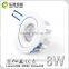 Innovative rotating 8w dimmable led recessed downlight