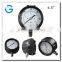 High quality 4.5 inch polypropylene case process pressure gauges accuracy 0.5%