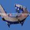 glass bottle sideflexing curve stainless chain conveyor