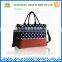 High-capacity polyester handle baby diaper bag