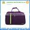 Women Purple Canvas Pictures of Travel Bag With Two Front Pockets