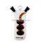 Decorative Glass oil&vinegar glass bottle