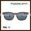 Hoting Selling Wooden Sunglasses with Wooden Layered Frame and Polarized Coating Lenses