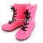 Factory best price lastest fashion design lady rainboot