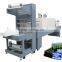 semi-automatic pe film shrinking wrapping beer bottle packaging machine