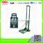 Portable aluminium metal small folding luggage trolley