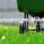 Broadcast Push Spreader Hopper Fertilize 80LB Manual Push Seed Salt Lawn Yard