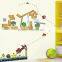 Wholesale The Bedroom Door Children Bedside Background Cartoon Cute Dog Kids Sticker