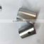 short steel tube in chrome plating metal pipe in chrome cnc parts