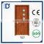 2016  latest design wooden door glass insert flush door for toilet melamine wooden door