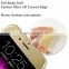 Hot sale for iphone 6s plus 3d curved edge full body tempered glass screen protector film guard