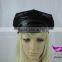 Black sequined police officer hat Cosplay Halloween fancy dress party accessor