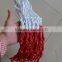 High Quality White and Red Basketball Nets