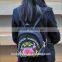High quality luckybags backpack with long belt embroidery canvas backpack vintage backpack canvas