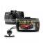 Dual lens H.264 Car DVR camera black box