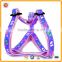 New polyester custom logo short traction rope dog harness traction belt Dog solid style leash