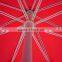 Big size pvc parsol double ribs Stronger Advertising umbrella