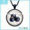 Yiwu Stylish Design Glass Couple Pendant With Birds Nest