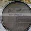 Round flat glass lid tempered cookware