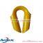 Galvanized wire rope tube thimble welded