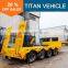 TITAN cheap heavy duty tri axle semi low bed trailer for sale in south Africa