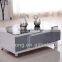 Modern High Golss TV Stand With Tempered Glass