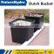 Greenhouse Plastic Dutch Bucket for Vegetables Planting