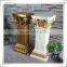 Wedding Decoration Square Pillar Design Column Church Flower Stand With Pots