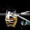 330ml lead free novelty drinking glass with egg shaped