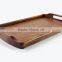 Wooden Tea Tray ,retro Large Solid Wood Dinnerware Rectangular Tray