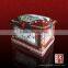 Chinese ancient style high quality hand painted ceramic flat packed coffin made in China