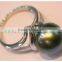 green seawater pearl ring