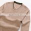 custom high quality fashion design wool / cashmere knit sweater