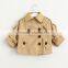 Fall 2016 Childrens Korean Fashion Clothing Long-sleeve Cotton Trench Coat