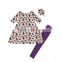 2017 New arrival baby girls 2pcs clothing sets kids clothes boutique clothing set cute baby outfits