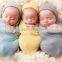 newborn baby layer photography prop Stretch Knit Wraps for wholesale